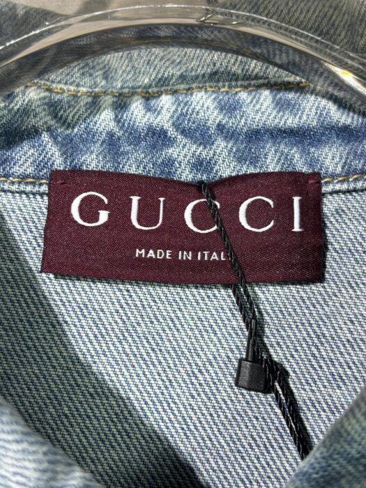 구찌 워싱 배색 이음 데님 셔츠 자켓 레플리카 미러급 SA급 S급 고퀄리티 하이엔드 최상급 의류 [남성] 17