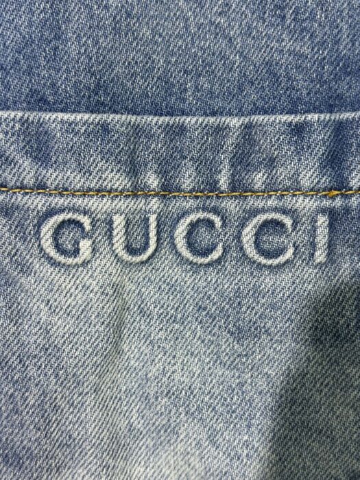 구찌 워싱 배색 이음 데님 셔츠 자켓 레플리카 미러급 SA급 S급 고퀄리티 하이엔드 최상급 의류 [남성] 15