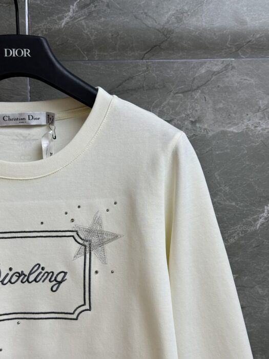 디올 별 자수 긴팔 티셔츠 레플리카 미러급 SA급 S급 고퀄리티 하이엔드 최상급 의류 [여성] 4