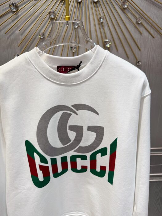 구찌 프린트 코튼 저지 스웨트셔츠 레플리카 미러급 SA급 S급 고퀄리티 하이엔드 최상급 의류 [남성여성공용] 4