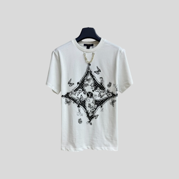 루이비통 버터플라이 프린트 티셔츠 레플리카 미러급 SA급 S급 고퀄리티 하이엔드 최상급 의류 [여성]