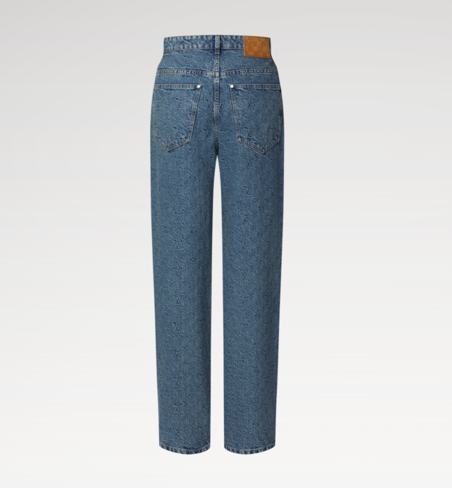 루이비통 모노그램 자카드 스케이트 데님 팬츠 1AGHVA 레플리카 미러급 SA급 S급 고퀄리티 하이엔드 최상급 의류 [남성여성공용] 4