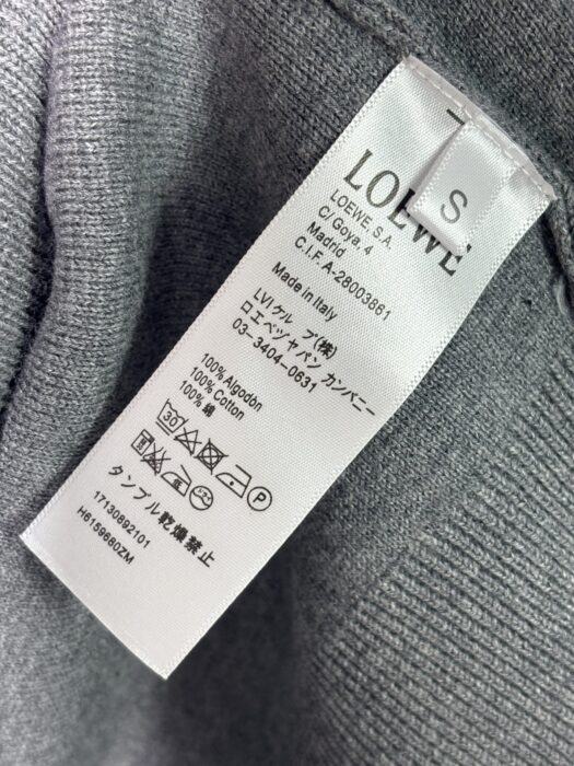 로에베 리벳 단추 단색 가디건 그레이 레플리카 미러급 SA급 S급 고퀄리티 하이엔드 최상급 의류 [남성] 13