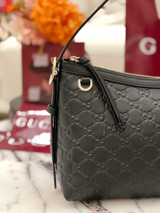구찌 GG 엠블럼 미디엄 숄더백 블랙 레더 847449 레플리카 미러급 SA급 S급 고퀄리티 최상급 하이엔드 가방 [여성] 9