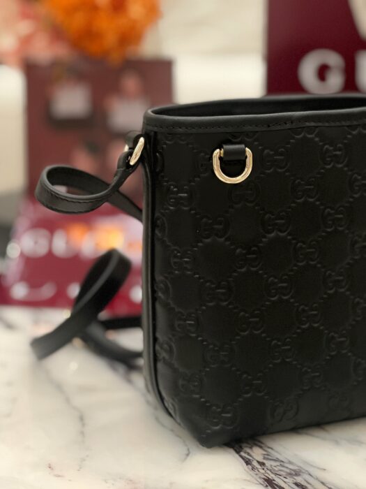 구찌 GG 엠블럼 나노 버킷백 847090 블랙 GG 레더 크로스백 레플리카 미러급 SA급 S급 고퀄리티 최상급 하이엔드 가방 [여성] 8