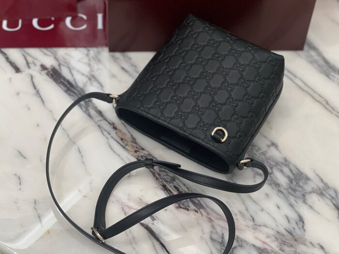 구찌 GG 엠블럼 나노 버킷백 847090 블랙 GG 레더 크로스백 레플리카 미러급 SA급 S급 고퀄리티 최상급 하이엔드 가방 [여성] 6