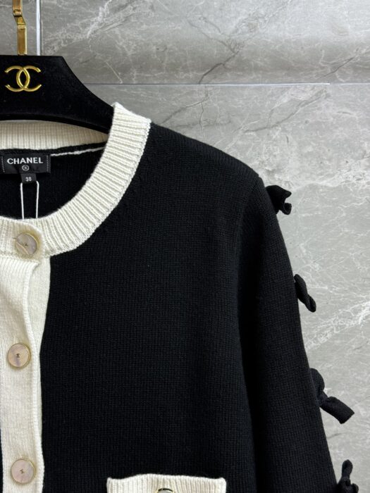 샤넬 보우 컬러블록 가디건 레플리카 미러급 SA급 S급 고퀄리티 하이엔드 최상급 의류 [여성] 4