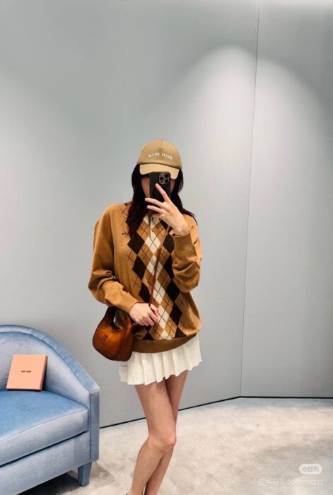 미우미우 캐시미어 폴로 셔츠 레플리카 미러급 SA급 S급 고퀄리티 하이엔드 최상급 의류 [여성] 9