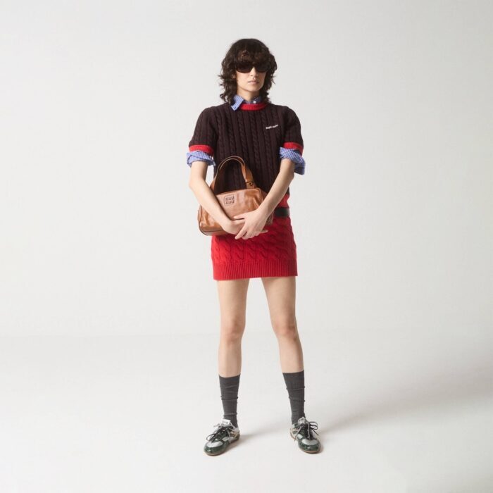 미우미우 울 및 코튼 스웨터 레플리카 미러급 SA급 S급 고퀄리티 하이엔드 최상급 의류 [여성] 2