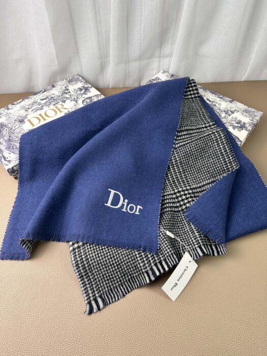 디올 모노그램 자수 양면 캐시미어 혼방 스카프 레플리카 미러급 SA급 S급 고퀄리티 최상급 하이엔드 머플러 목도리 [남성여성공용] 2