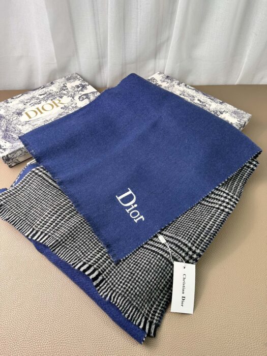 디올 모노그램 자수 양면 캐시미어 혼방 스카프 레플리카 미러급 SA급 S급 고퀄리티 최상급 하이엔드 머플러 목도리 [남성여성공용] 5