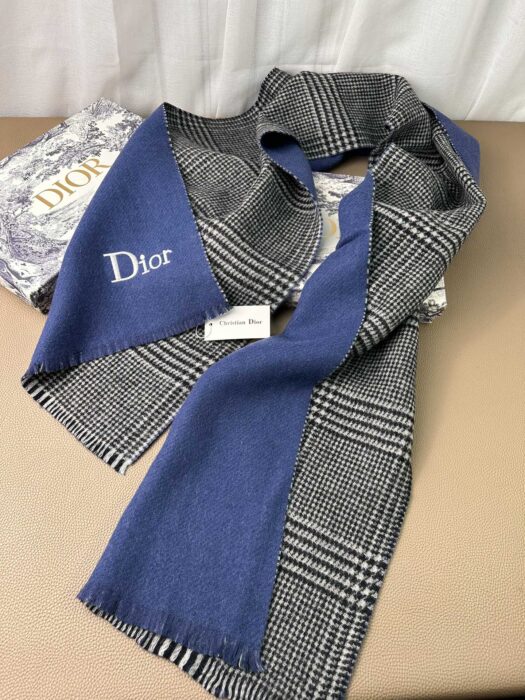 디올 모노그램 자수 양면 캐시미어 혼방 스카프 레플리카 미러급 SA급 S급 고퀄리티 최상급 하이엔드 머플러 목도리 [남성여성공용] 6