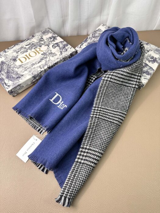 디올 모노그램 자수 양면 캐시미어 혼방 스카프 레플리카 미러급 SA급 S급 고퀄리티 최상급 하이엔드 머플러 목도리 [남성여성공용] 7