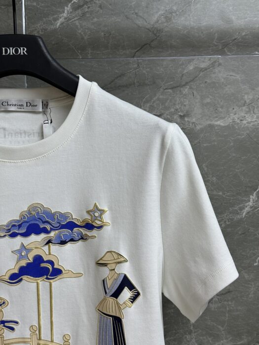 디올 퍼펫 프린트 티셔츠 레플리카 미러급 SA급 S급 고퀄리티 하이엔드 최상급 의류 [여성] 4
