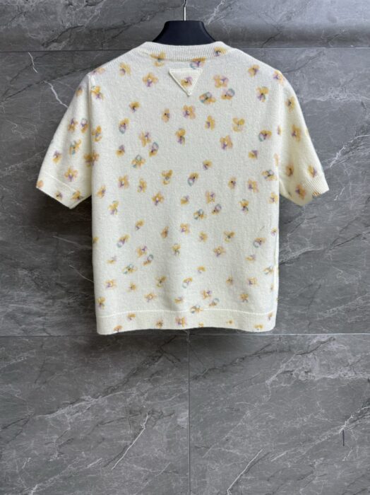 프라다 플로럴 프린트 울 크루넥 스웨터 레플리카 미러급 SA급 S급 고퀄리티 하이엔드 최상급 의류 [여성] 15