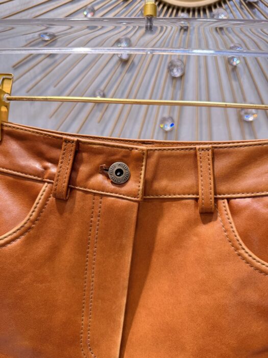 미우미우 나파 가죽 자켓, 스커트 레플리카 미러급 SA급 S급 고퀄리티 하이엔드 최상급 의류 [여성] 13