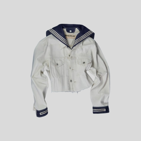 미우미우 업사이클드 데님 자켓&스커트 레플리카 미러급 SA급 S급 고퀄리티 하이엔드 최상급 의류 [여성]