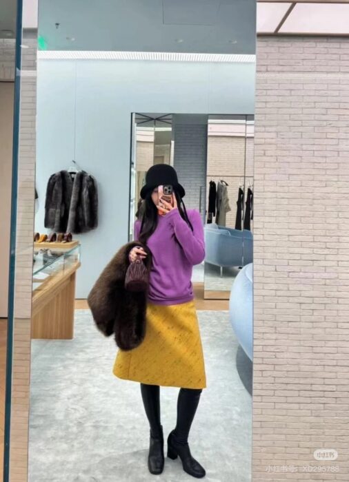 미우미우 캐시미어 실크 크루넥 스웨터 레플리카 미러급 SA급 S급 고퀄리티 하이엔드 최상급 의류 [여성] 15