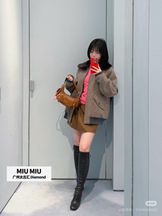 미우미우 셰틀랜드 울 블루종 자켓 레플리카 미러급 SA급 S급 고퀄리티 하이엔드 최상급 의류 [여성] 14