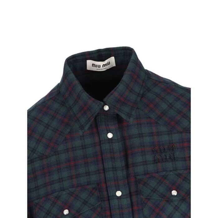 미우미우 체크 셔츠 레플리카 미러급 SA급 S급 고퀄리티 하이엔드 최상급 의류 [여성] 18
