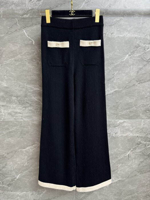 샤넬 콘트라스트 니트 팬츠 레플리카 미러급 SA급 S급 고퀄리티 하이엔드 최상급 의류 [여성] 6