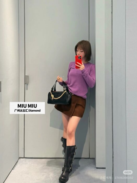 미우미우 캐시미어 실크 크루넥 스웨터 레플리카 미러급 SA급 S급 고퀄리티 하이엔드 최상급 의류 [여성] 20