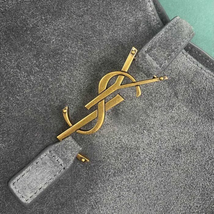 생로랑 스웨이드 소재의 LE 5 A 7 소프트 스몰백 713938 그레이 레플리카 미러급 SA급 S급 고퀄리티 최상급 하이엔드 숄더백 가방 [여성] 6