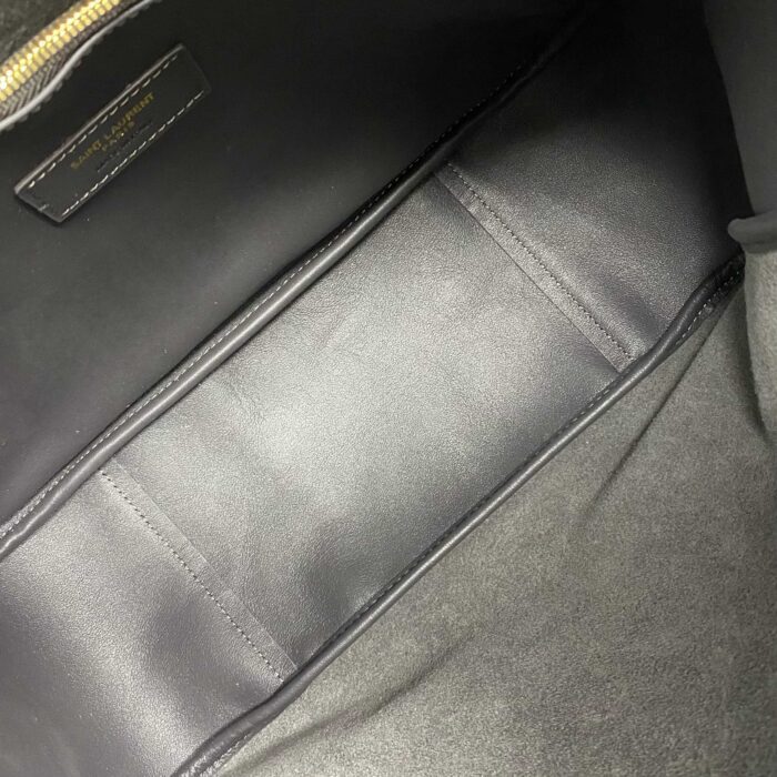 생로랑 스웨이드 소재의 LE 5 A 7 소프트 라지백 753837 그레이 레플리카 미러급 SA급 S급 고퀄리티 최상급 하이엔드 숄더백 가방 [여성] 3