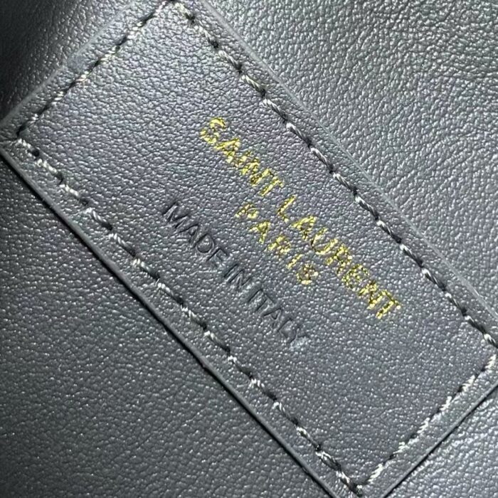 생로랑 스웨이드 소재의 LE 5 A 7 소프트 라지백 753837 그레이 레플리카 미러급 SA급 S급 고퀄리티 최상급 하이엔드 숄더백 가방 [여성] 8