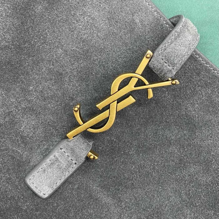 생로랑 스웨이드 소재의 LE 5 A 7 소프트 라지백 753837 그레이 레플리카 미러급 SA급 S급 고퀄리티 최상급 하이엔드 숄더백 가방 [여성] 6