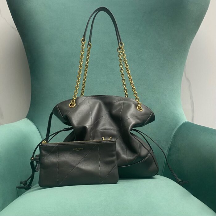 생로랑 램스킨 소재의 JAMIE 스몰 쇼퍼백 숄더백 833948 다크 그레이 레플리카 미러급 SA급 S급 고퀄리티 최상급 하이엔드 가방 [여성]