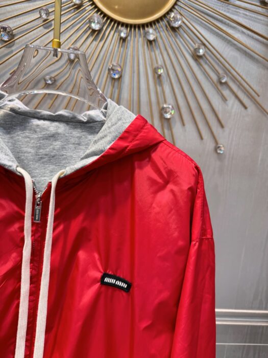 미우미우 저지 및 테크니컬 퐁제 블루종 자켓(2color) 레플리카 미러급 SA급 S급 고퀄리티 하이엔드 최상급 의류 [여성] 7