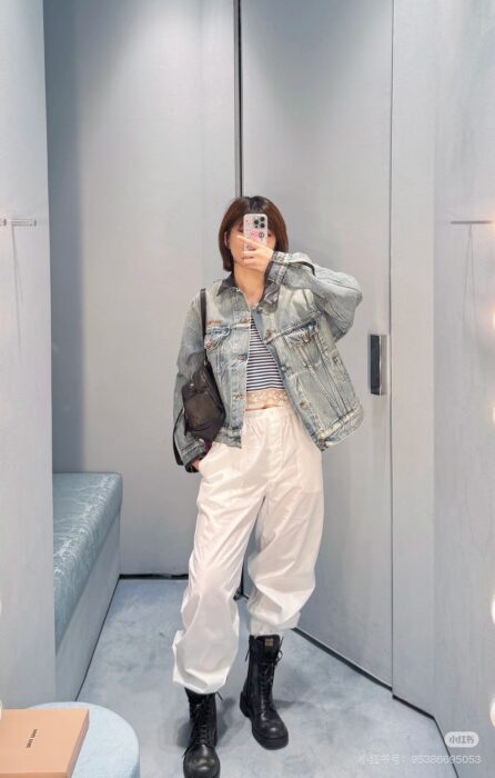 미우미우 데님 블루종 자켓 레플리카 미러급 SA급 S급 고퀄리티 하이엔드 최상급 의류 [여성] 3