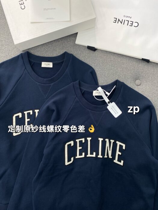 셀린느 스웨트셔츠 네이비 레플리카 미러급 SA급 S급 고퀄리티 하이엔드 최상급 의류 [여성] 3