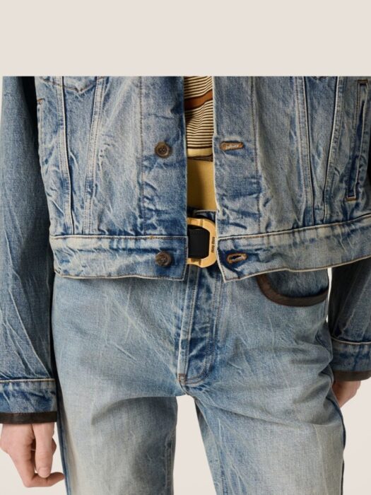 미우미우 데님 블루종 자켓, 팬츠 레플리카 미러급 SA급 S급 고퀄리티 하이엔드 최상급 의류 [여성] 28