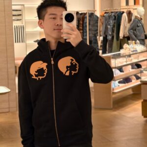 루이비통 지퍼 업 후드집업 더블 옐로우 인물 레플리카 미러급 SA급 S급 고퀄리티 하이엔드 최상급 의류 [남성여성공용]