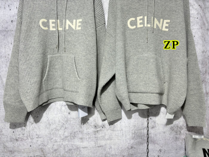 셀린느 모노그램 니트 후드티 그레이 레플리카 미러급 SA급 S급 고퀄리티 하이엔드 최상급 의류 [남성여성공용] 7