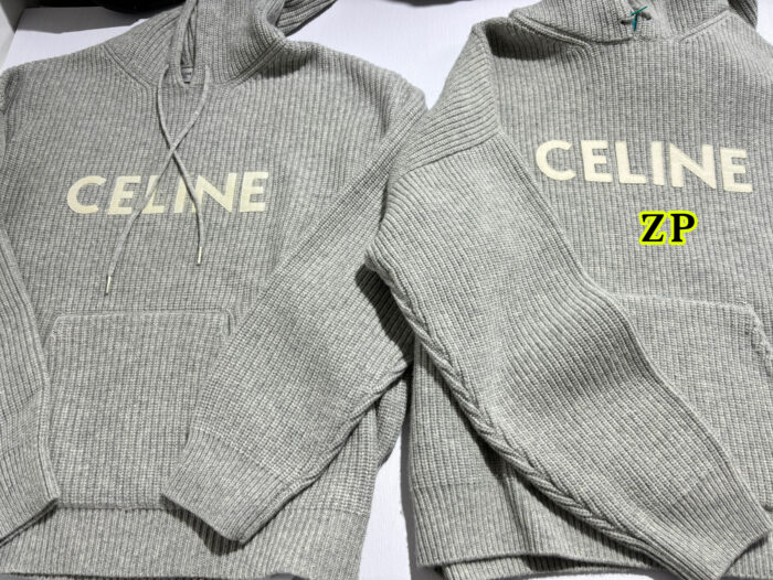 셀린느 모노그램 니트 후드티 그레이 레플리카 미러급 SA급 S급 고퀄리티 하이엔드 최상급 의류 [남성여성공용] 9