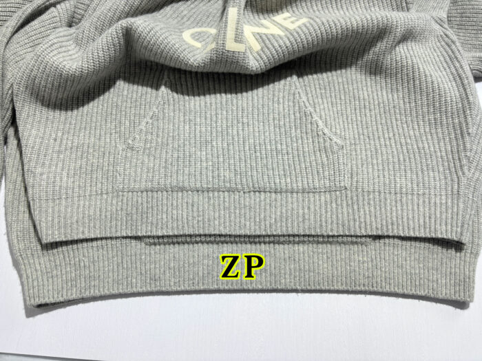 셀린느 모노그램 니트 후드티 그레이 레플리카 미러급 SA급 S급 고퀄리티 하이엔드 최상급 의류 [남성여성공용] 19