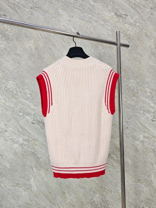 아미 점보 로고 배색 자카드 민소매 핑크 레플리카 미러급 SA급 S급 고퀄리티 하이엔드 최상급 의류 [남성여성공용] 4