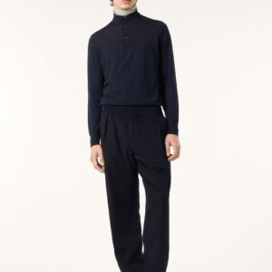 로로피아나 양털 긴팔 카라티 긴팔티 폴로티 네이비 레플리카 미러급 SA급 S급 고퀄리티 하이엔드 최상급 의류 [남성]