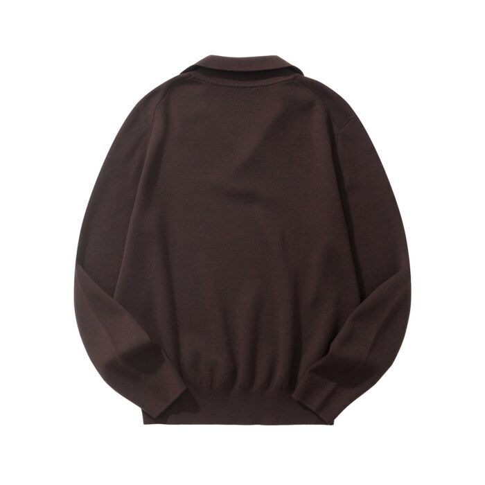 로로피아나 베이직 단색 양털 긴팔 카라티 긴팔티 폴로티 와인 레플리카 미러급 SA급 S급 고퀄리티 하이엔드 최상급 의류 [남성] 4