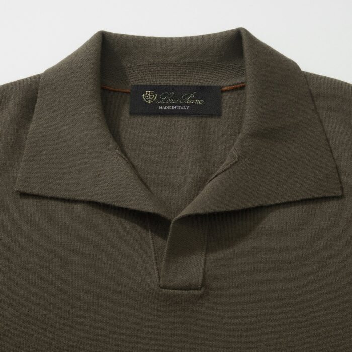 로로피아나 베이직 단색 양털 긴팔 카라티 긴팔티 폴로티 올리브 레플리카 미러급 SA급 S급 고퀄리티 하이엔드 최상급 의류 [남성] 5