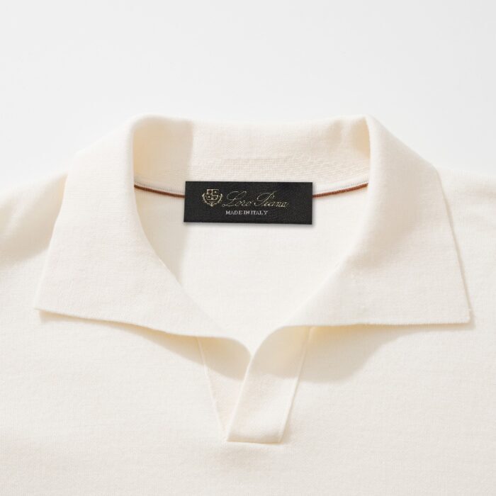 로로피아나 베이직 단색 양털 긴팔 카라티 긴팔티 폴로티 아이보리 레플리카 미러급 SA급 S급 고퀄리티 하이엔드 최상급 의류 [남성] 5