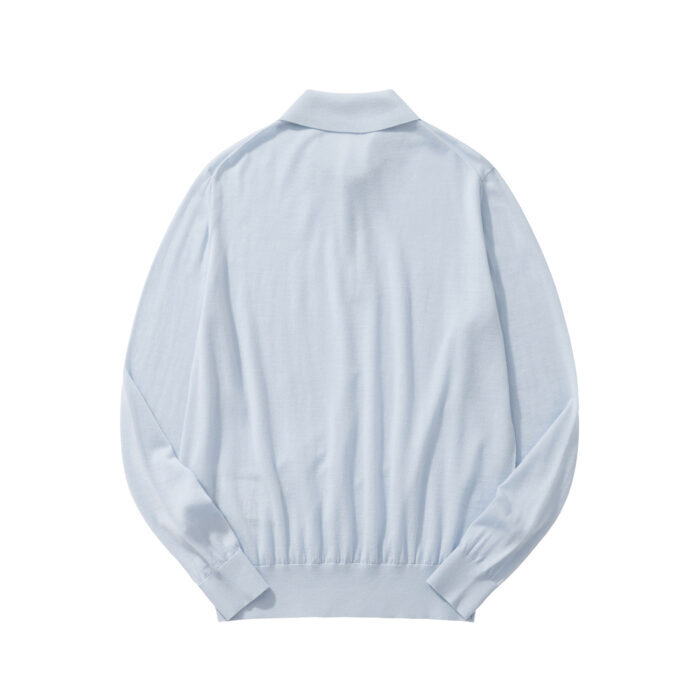 로로피아나 양털 긴팔 카라티 긴팔티 폴로티 스카이 블루 레플리카 미러급 SA급 S급 고퀄리티 하이엔드 최상급 의류 [남성] 4