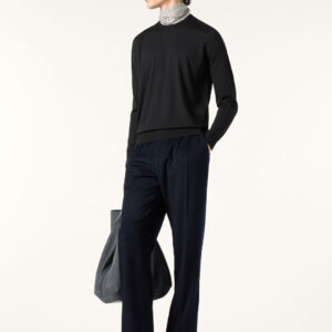 로로피아나 순색 라운드넥 니트 블랙 레플리카 미러급 SA급 S급 고퀄리티 하이엔드 최상급 의류 [남성]