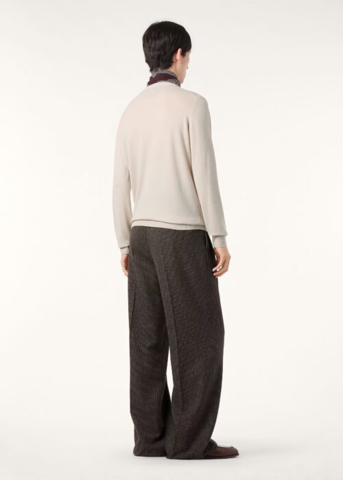 로로피아나 순색 라운드넥 니트 베이지 레플리카 미러급 SA급 S급 고퀄리티 하이엔드 최상급 의류 [남성] 2