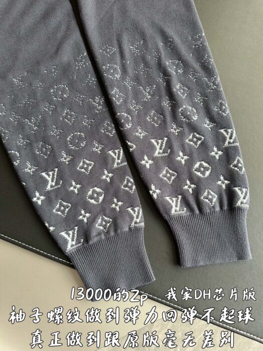 루이비통 코튼 그라데이션 후드티 남회색 1AFAQ3 레플리카 미러급 SA급 S급 고퀄리티 하이엔드 최상급 의류 [남성여성공용] 7