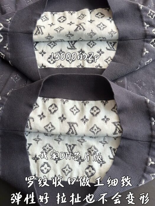 루이비통 코튼 그라데이션 후드티 남회색 1AFAQ3 레플리카 미러급 SA급 S급 고퀄리티 하이엔드 최상급 의류 [남성여성공용] 8