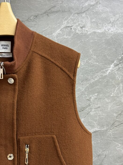 에르메스 슬리브리스 숏 붐버 자켓 레플리카 미러급 SA급 S급 고퀄리티 하이엔드 최상급 의류 [여성] 5